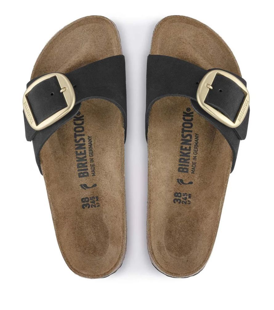 BIRKENSTOCK #MADRID GOLD BIG BUCKLE NOIR BIRKENSTOCK #MADRID GOLD BIG BUCKLE NOIR