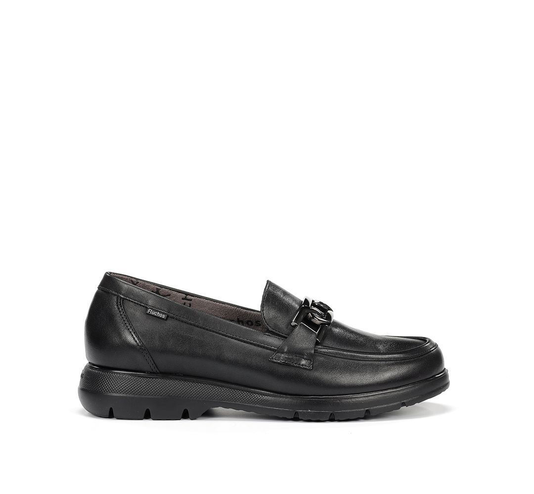 FLUCHOS # GLADIS NOIR CUIR FLUCHOS # GLADIS NOIR CUIR
