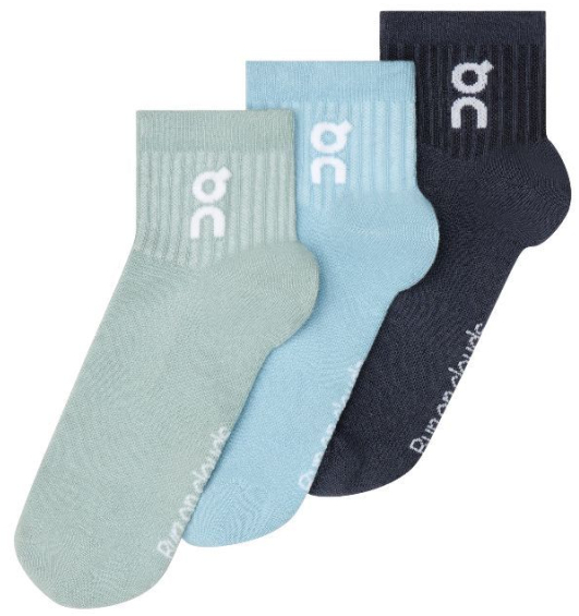 ON RUNNING #BAS RUN MID 3 PAIRES BLEU - - ON