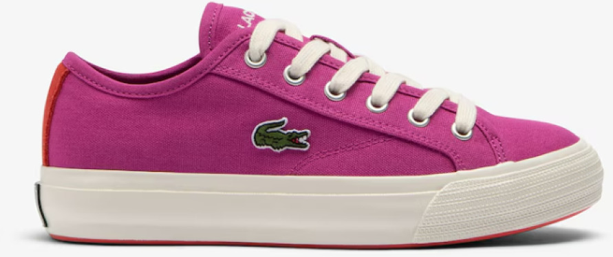 LACOSTE # BACKCOURT ROSE/OFFWHT - 6444 - LACOSTE