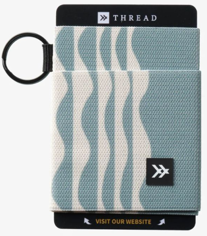 THREAD # ELASTIC WALLET WAVY - - THREAD WALLETS LLC