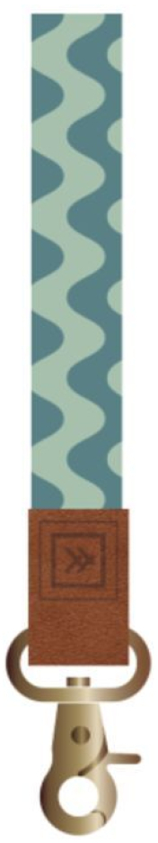 THREAD # WRIST LANYARD WAVES - - THREAD WALLETS LLC