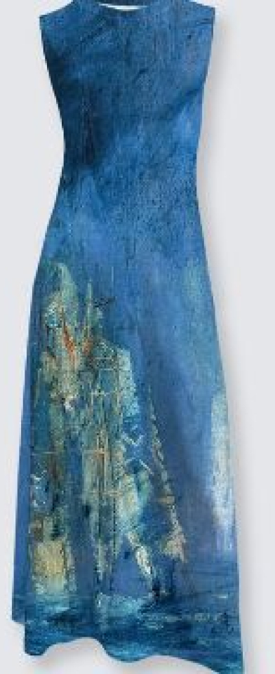 SOPHIE LAMBERT # ROBE LENA CE BLEU - - COLLECTION SOPHIE LAMBERT