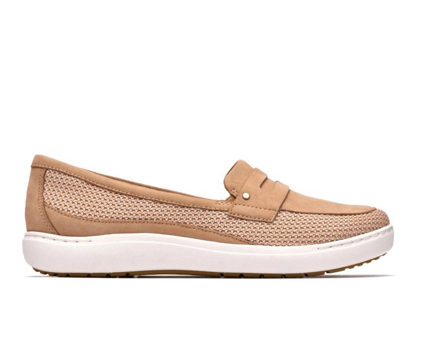 CLARKS # NALLE GLIDE BEIGE
