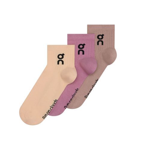 ON # LOGO SOCK MID 3P UNISEX SHERBET