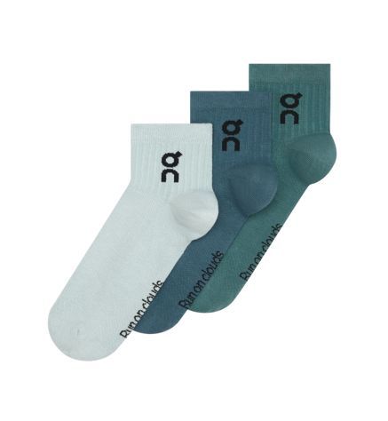 ON # LOGO SOCK MID 3P UNISEX BROOK/STORM