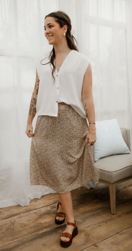 LOUVE # CAMI LARGE FLORE