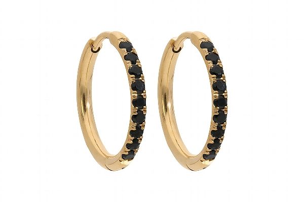 QUDO # ETERNITY 18MM BOUCLES D'OREILLES