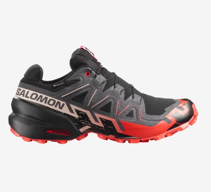 SALOMON #SPEEDCROSS 6 GORETEX NOIR/ROUGE